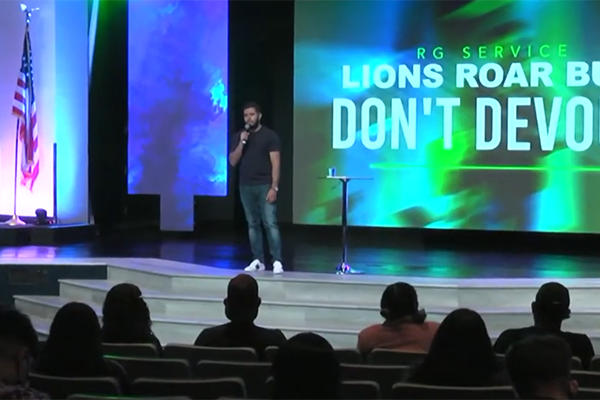 Lions Roar But, Don’t Devour – Elder Diego Saravia